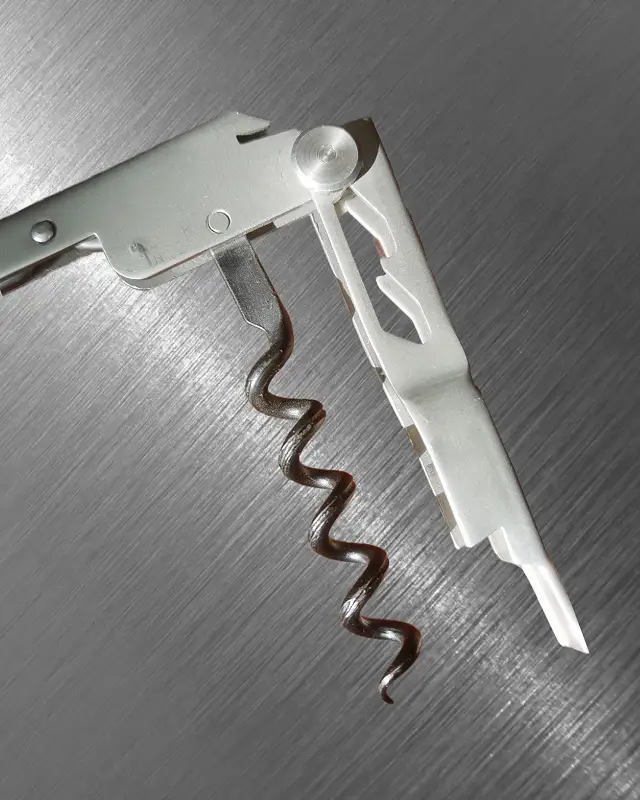 Sable — L'Original Éclat Inox, tire-bouchon finition inox satiné